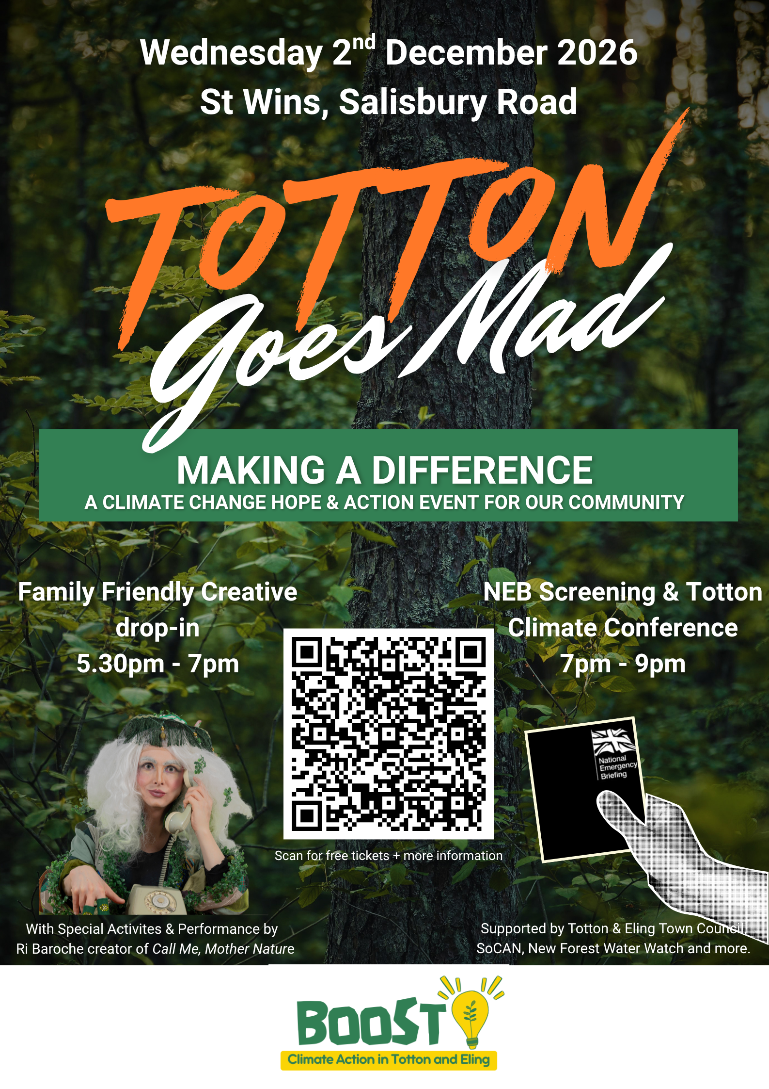 Totton Goes Mad event Poster